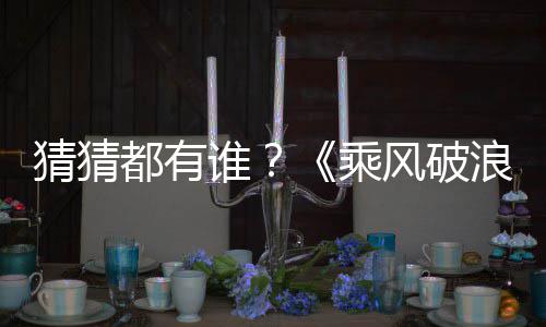 光都有照曝猜猜乘风破姐姐嘉宾剪影浪的谁
